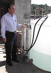 Carlos Alberto e o novo destilador