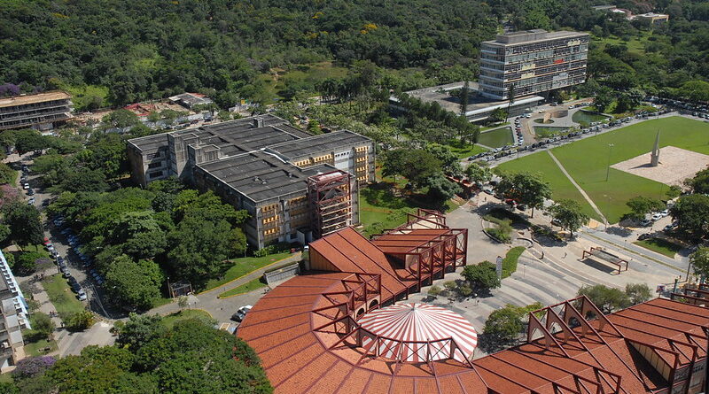 Imagem aérea do Campus Pampulha.