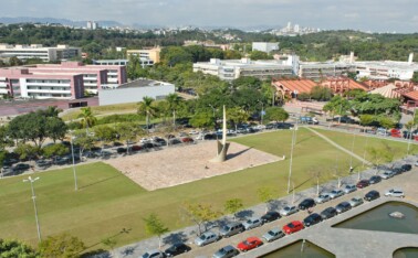 Vista aérea do Campus Pampulha.