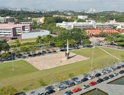 Vista aérea do Campus Pampulha.