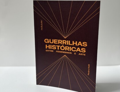 Capa do livro 'Guerrilhas históricas: entre feminismos e arte', do pesquisador Pedro Kalil