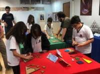 Crianças realizam atividades no Museu da Matemática UFMG