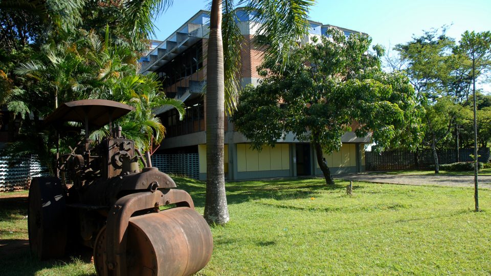 Prédio da EBA, no Campus Pampulha