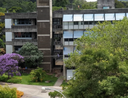 Prédio do ICB, no campus Pampulha