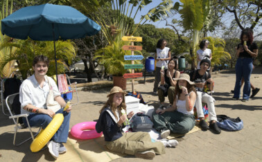 Calouros da UFMG em atividade de recepção promovida pela Pró-reitoria de Assuntos Estudantis