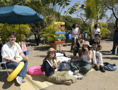 Calouros da UFMG em atividade de recepção promovida pela Pró-reitoria de Assuntos Estudantis