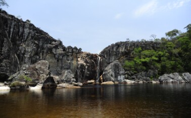 Fonte de água na Serra do Espinhaço