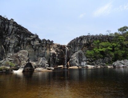 Fonte de água na Serra do Espinhaço