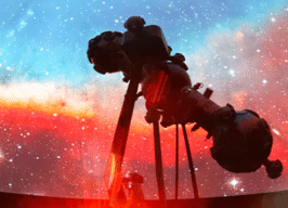 Em forma de cúpula, o ambiente do planetário permite uma experiência realista e imersiva, diferente das telas de cinema tradicionais