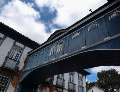 Passadiço da Casa da Glória, em Diamantina