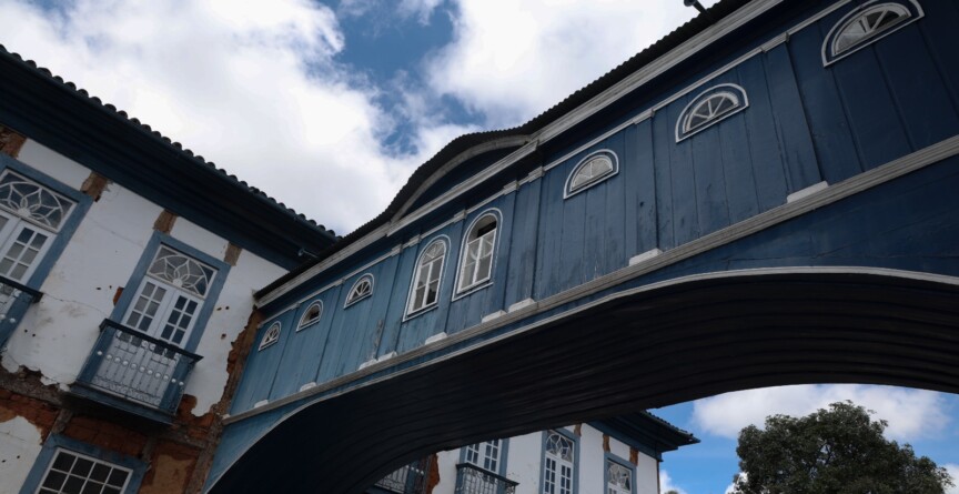 Passadiço da Casa da Glória, em Diamantina