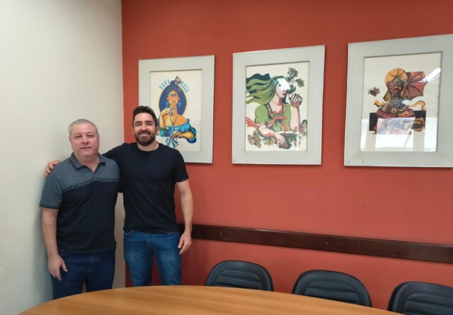 Carlos Fernando Ferreira Lobo e Tiago Amâncio Novo, diretor e vice-diretor do IGC na gestão 2022-2026