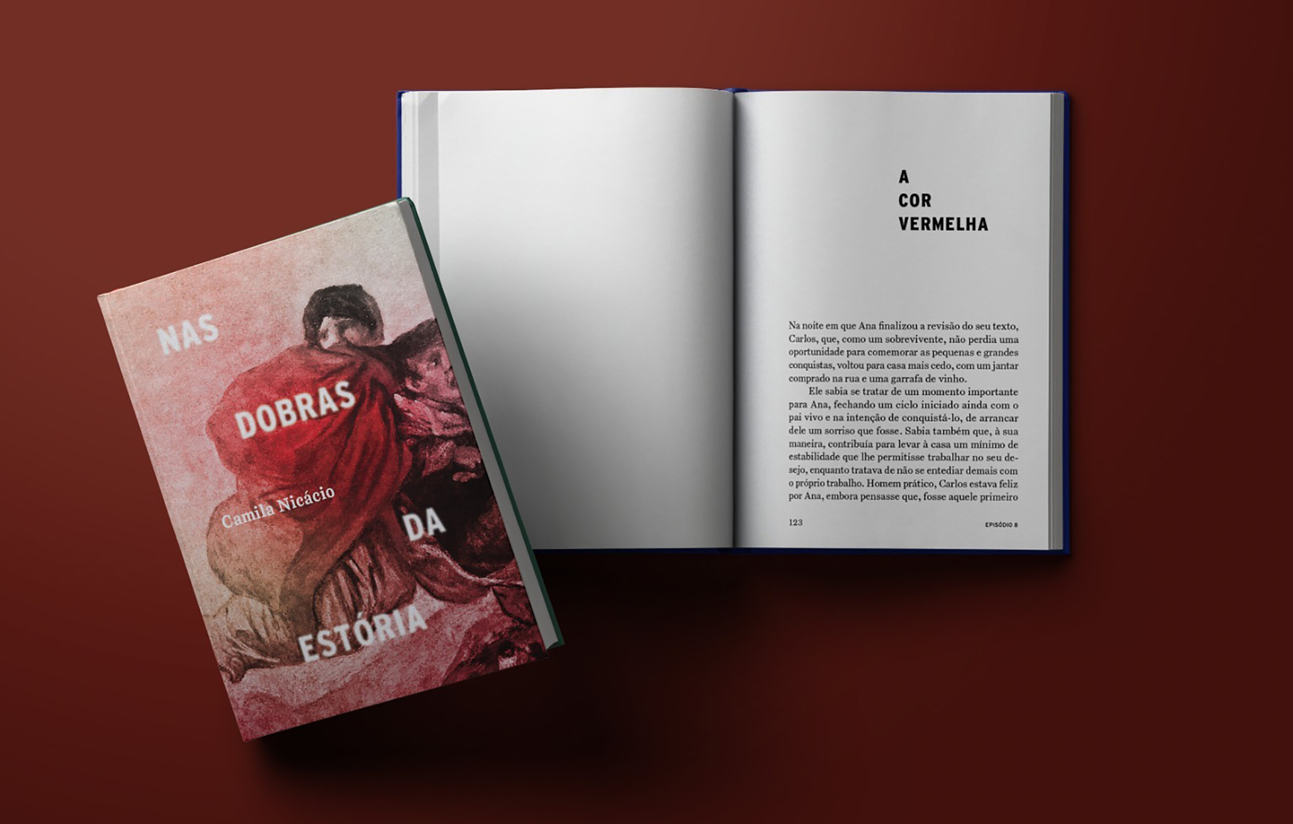 Livro 'Nas dobras da estória', de Camila Nicácio