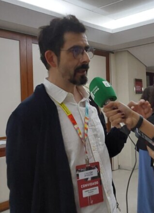 Gabriel Álvarez, professor da Universidade Nacional do México, na CineOP | Rádio UFMG Educativa