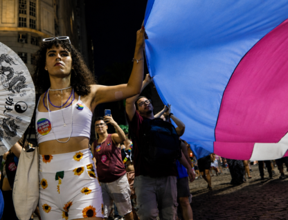 Marcha Trans e Travesti no Centro do Rio de Janeiro