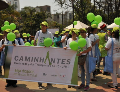 'Caminhada pelos Transplantes' tem como objetivo reunir a comunidade para compartilhar informações sobre o processo de doação e transplante de órgãos e tecidos