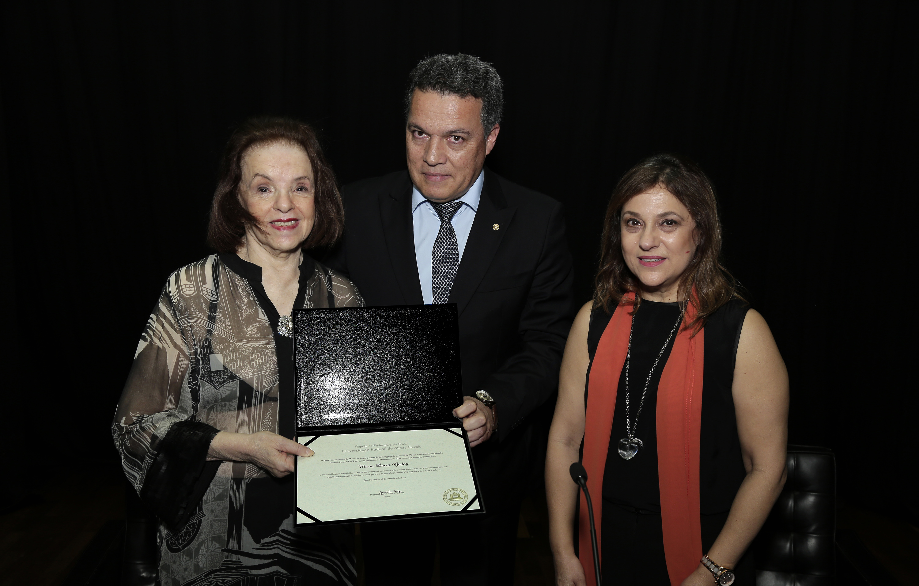 Maria Lúcia Godoy, Jaime Ramírez e Mônica Pedrosa