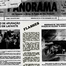 "Panorama", Um Semanário a Serviço da Região do Alto Paraopeba, publica, "com júbilo", uma relação dos formados lafaietenses de 1978. E a simpática e elegante Janice Bellavinha é a mais nova graduada em Medicina da cidade. Miniatura