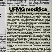 "Única grande modificação a ser introduzida pela Universidade Federal de Minas Gerais em seu Vestibular deste ano, que começa às 8 horas de amanhã, será a retirada de todos os candidatos do Mineirão, que vinha sendo usado como local de provas desde 1970"