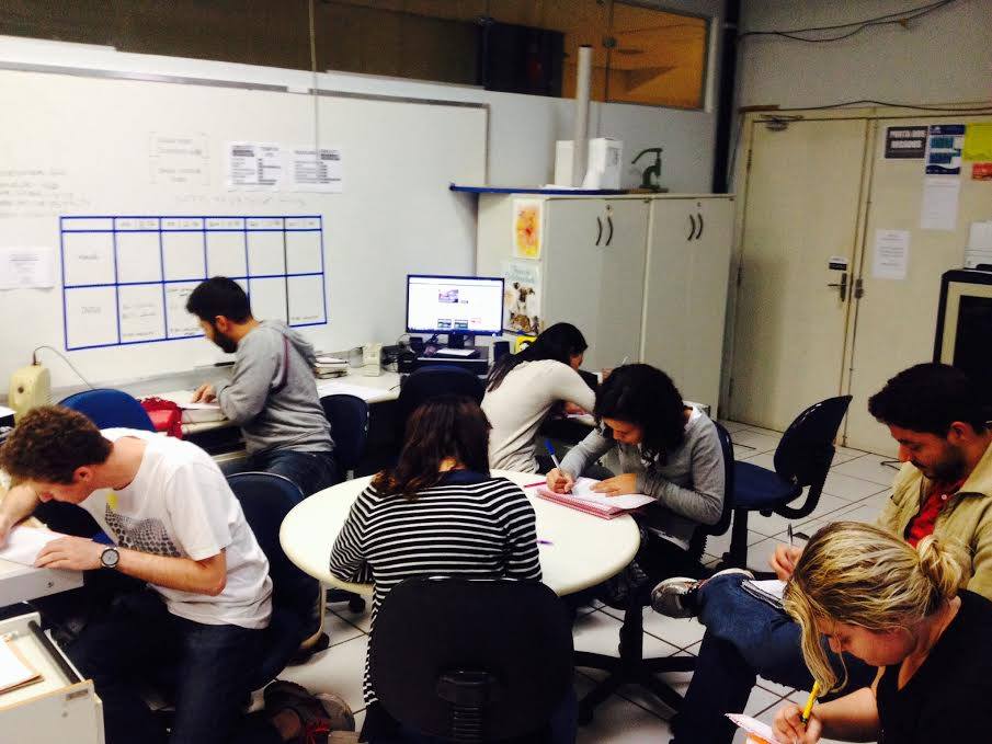 Graduação: alunos em sala. Foto: Lucas Braga/ UFMG