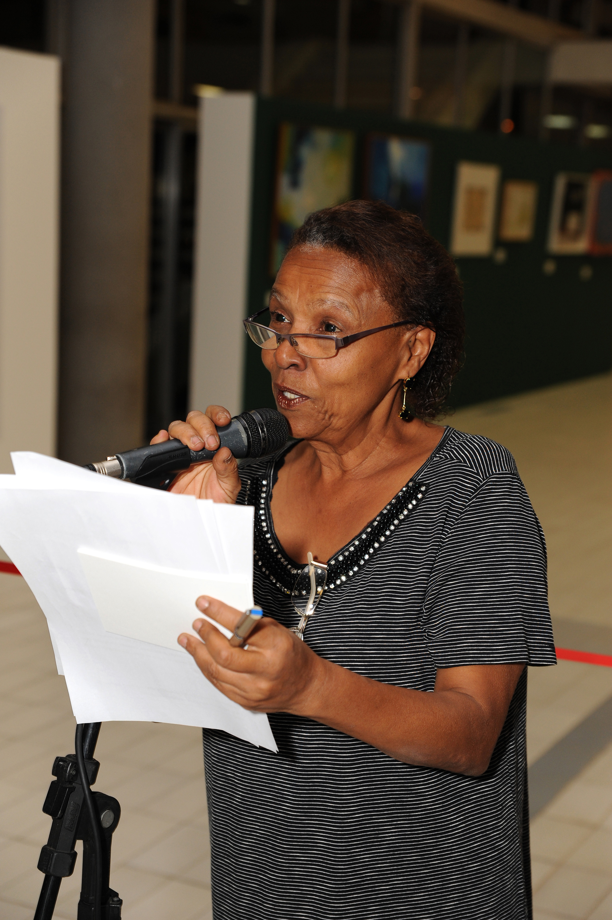 Diretora de Ação Cultural, Leda Martins. Foto: Foca Lisboa/ UFMG