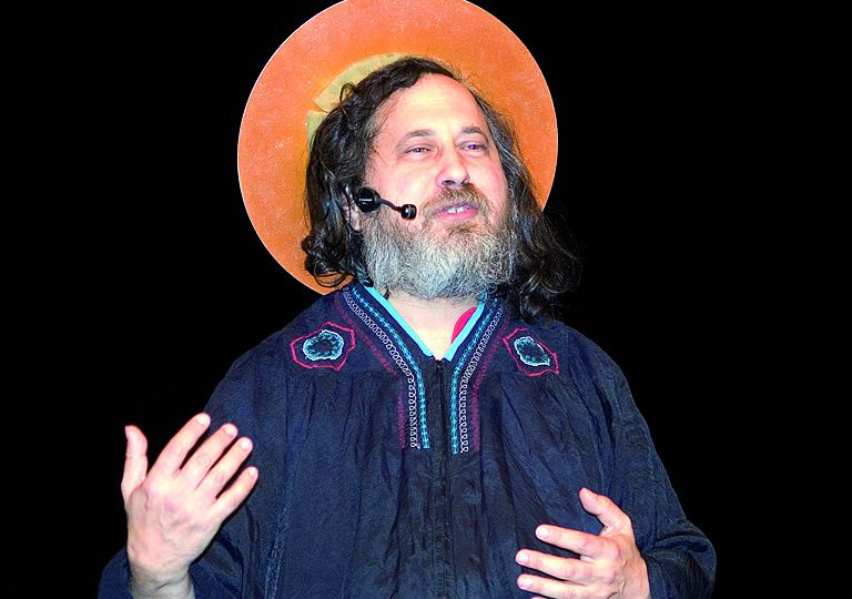 Stallman: crítica à computação móvel e aos 'desserviços bisbilhoteiros'. Foto: Gisle Hannemyr/Flickr/Wikimedia Commons