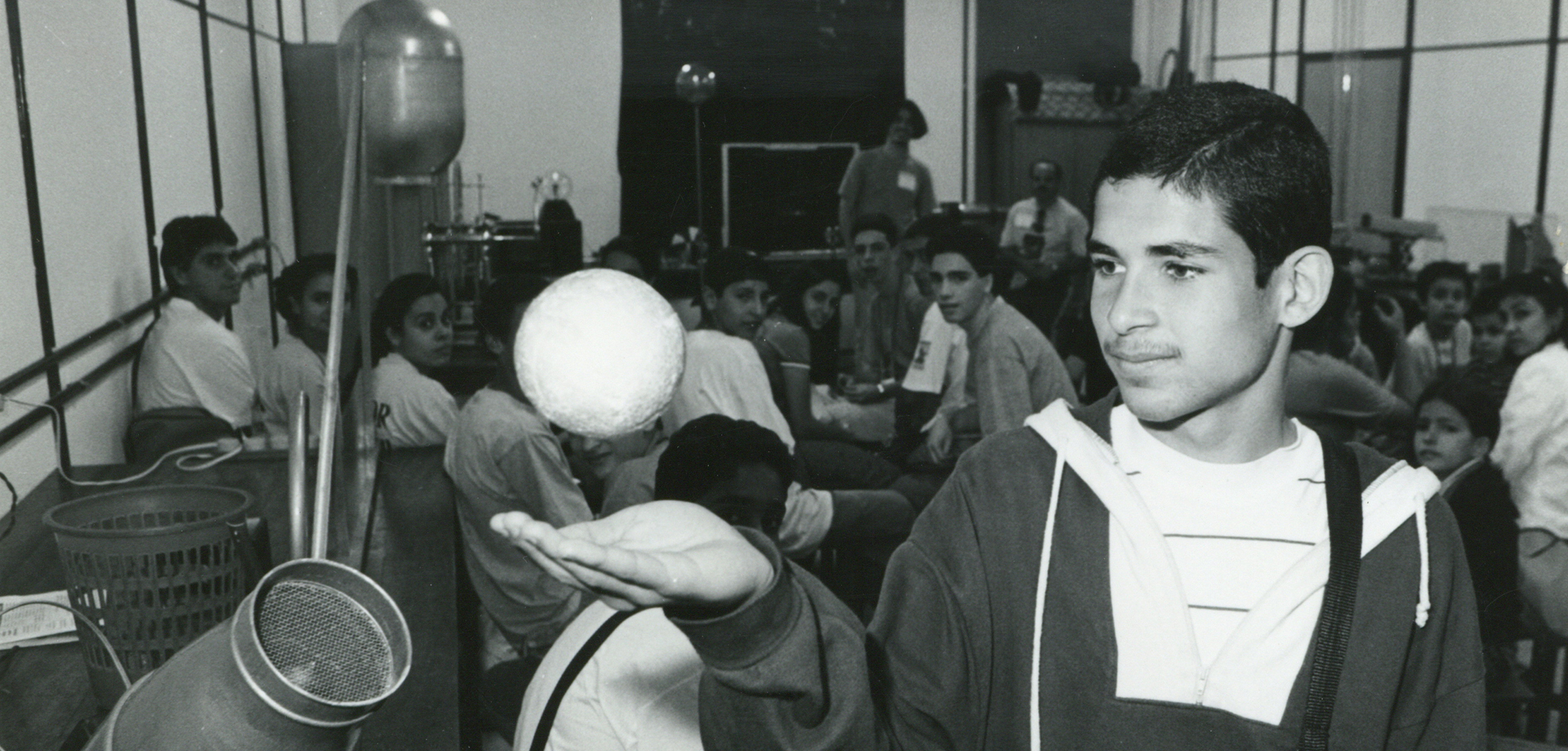  Atividades científicas durante a 49ª Reunião Anual SBPC na UFMG, em 1997. Foto: Alessandro Carvalho/ Acervo SBPC