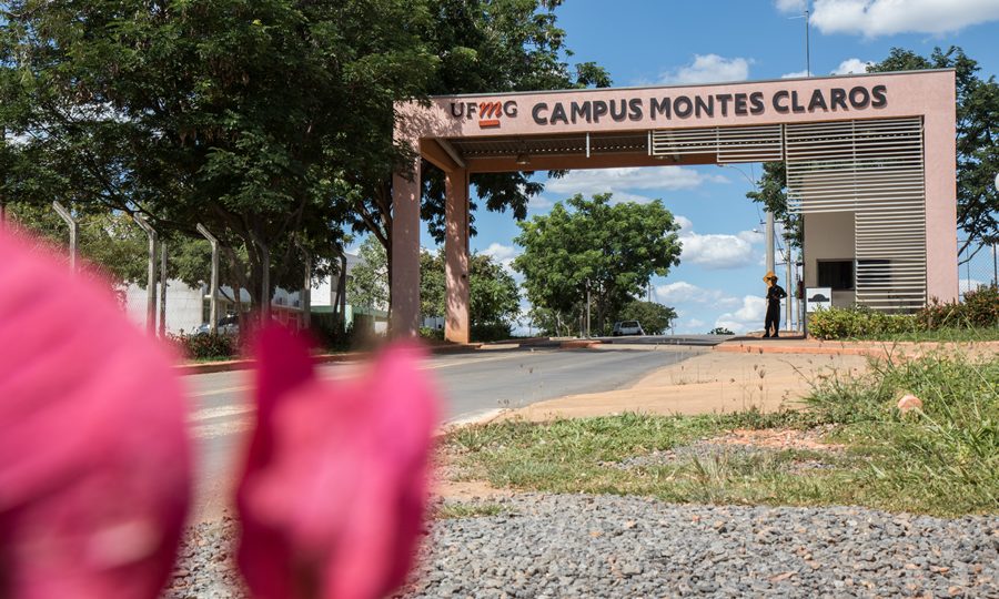 Fachada do campus Montes Claros, que vai sediar a SBPC Educação no início de julho. Foto: Lucas Braga/ UFMG