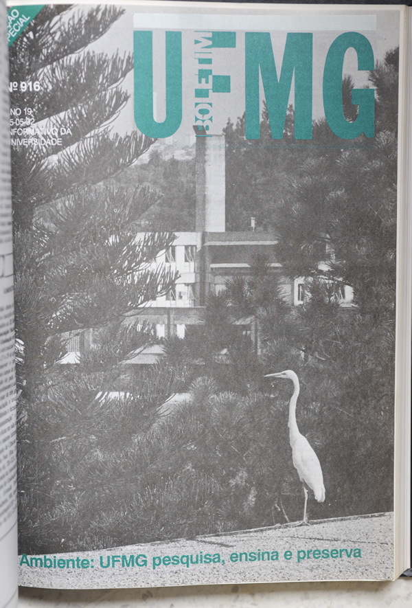 capa do Boletim da UFMG 1992