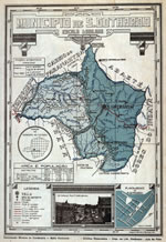 Mapa de São Gotardo: informações toponímicas