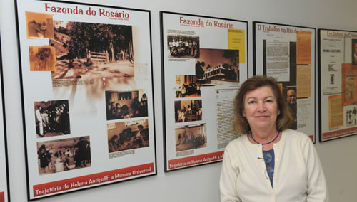 Regina Freitas Campos, na Sala Helena Antipoff: pesquisa retomada