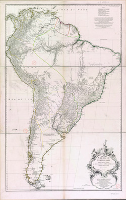 Mapa elaborado por gegrafo francs acabou preterido em negociaes com a Espanha