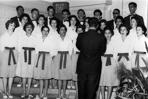 O Ars Nova em 1959, quando estava vinculado  Unio Estadual dos Estudantes