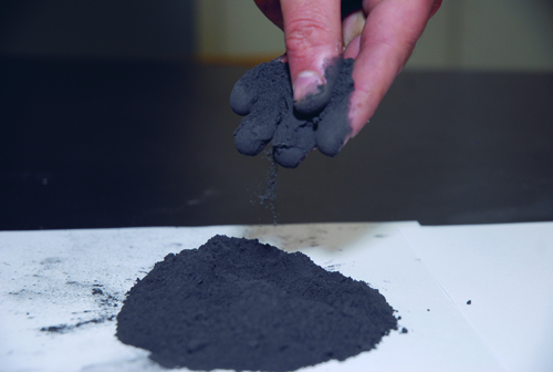 Amostra de cimento nanoestruturado: pesquisa e ganho de escala