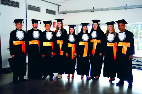Turma que acaba de se graduar entrou em 2009, quando a licenciatura foi transformada em curso regular