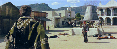 Cena de Por um punhado de dlares, dirigido pelo italiano Sergio Leone