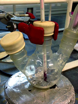 Reator usado na pesquisa: escala laboratorial