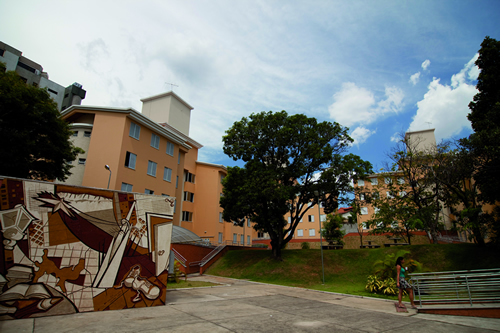 Moradia no bairro Ouro Preto, localizada nas imediaes do campus