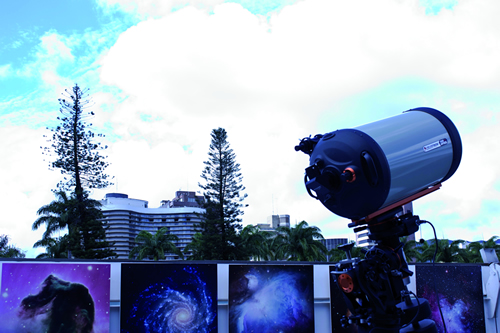 Terraço astronômico: telescópio gera imagens em alta definição