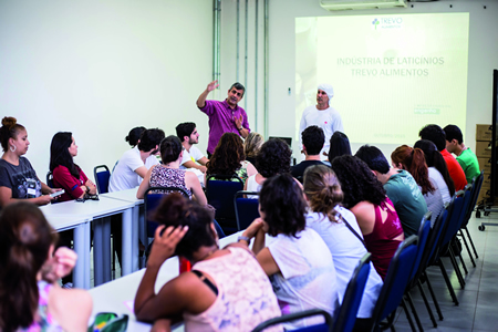 Apresentação de projeto na competição realizada no ano passado