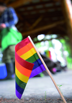 Bandeira do movimento LGBT, cujos temas despertam interesse crescente na comunidade científica da UFMG