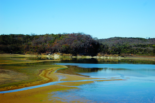 Lagoa do Sumidouro, a mais importante da região, serve de ponto de parada para dezenas de espécies de aves aquáticas migratórias