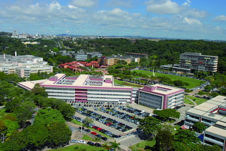 Vista do campus Pampulha, que sediará as atividades da Reunião da SBPC, em julho