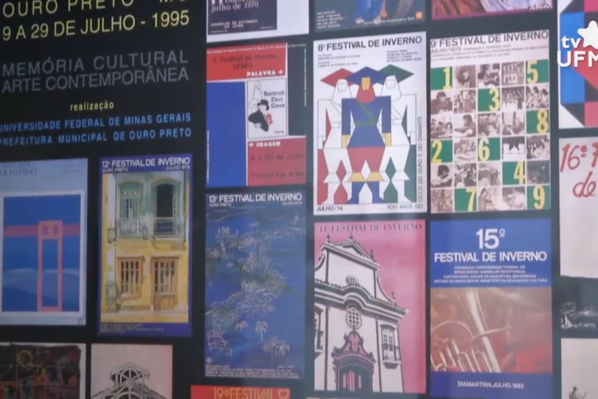 Exposição “Festival de Inverno da UFMG: 50 anos de arte, cultura e conhecimento”