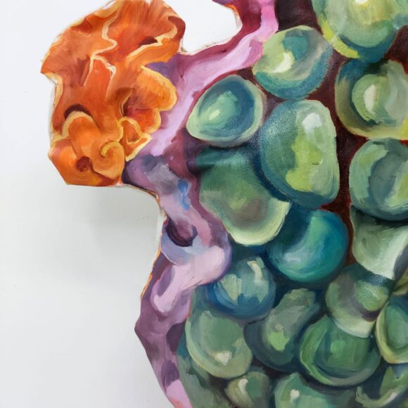 ‘O Habitat Pictórico’ é a primeira exposição individual de Gabriela Carvalho