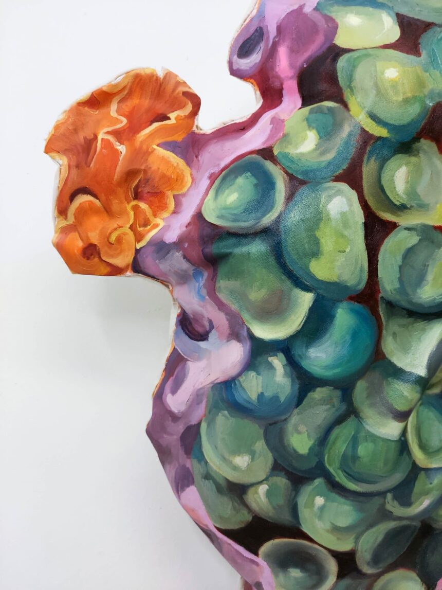 ‘O Habitat Pictórico’ é a primeira exposição individual de Gabriela Carvalho
