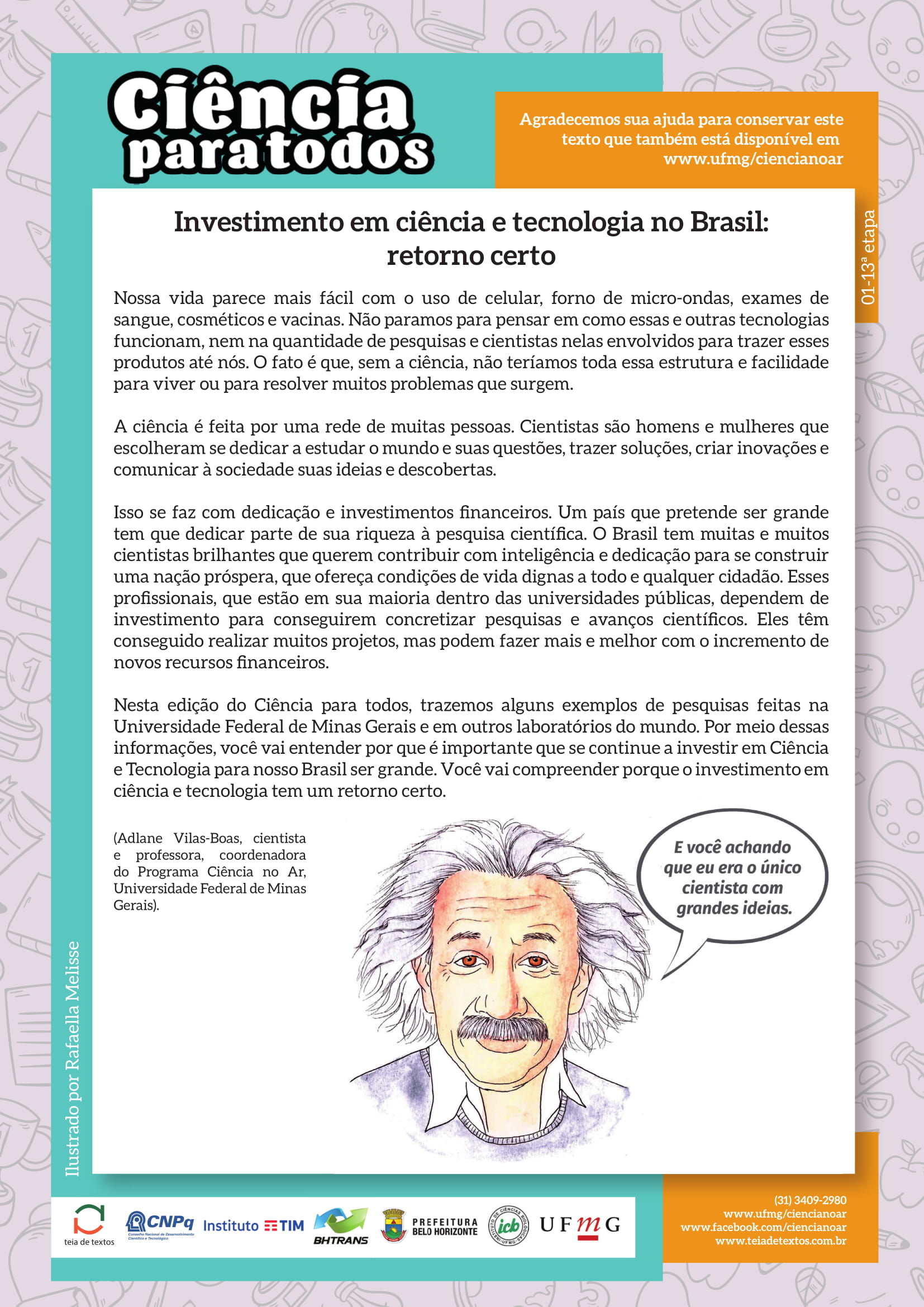 Água e fogo  Ciência no Ar - Programa de Extensão - UFMG