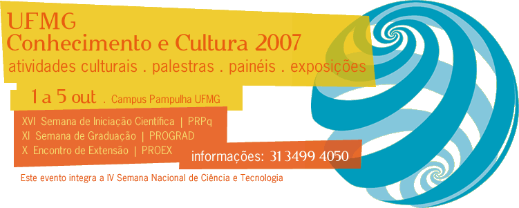 Cabecalho - Semana UFMG Conhecimento e Cultura 2007