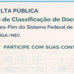 Consulta Pública de Atualização do Código de Classificação de Documentos do Sistema Federal de Ensino