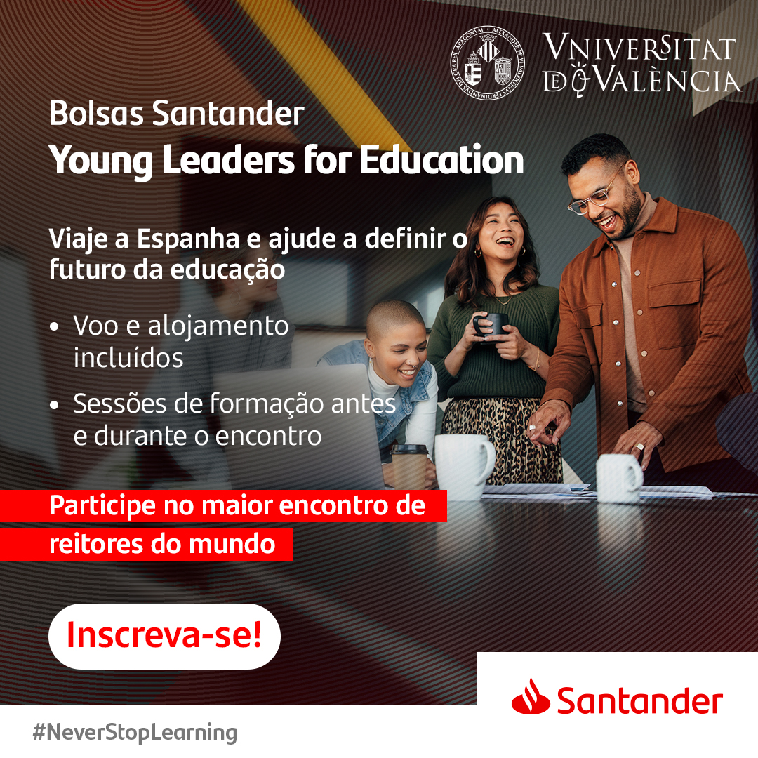 Inscrições abertas para Santander Young Leaders for Education DRI Inscrições abertas para Santander Young Leaders for Education DRI